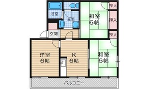 タウニー北春日丘の物件間取画像